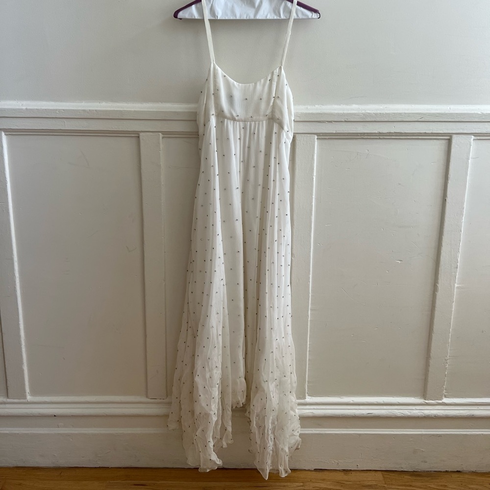 Azeeza Crystal Silk Dress